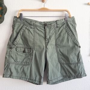 Polo Jeans Co. Ralph Lauren Green Cargo Utility Shorts Size 10
